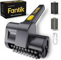 Fantik Electric Grill Brush, Cordless Rechargeable BBQ Grill Cleaner | Built-in LED for Night Use, w/550 RPM, Reinforced 304 Stainless Steel & Dishwasher Safe Removable Brushes, for Outdoor Grill