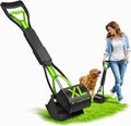 28“pooper scooper,dog pooper scooper,pooper scooper for large dogs,Folding Dog Poop Scooper, No-Bend Cleanup,with Durable Spring & Premium Material, Works on Grass/Dirt/Gravel & More Surfaces (Green)