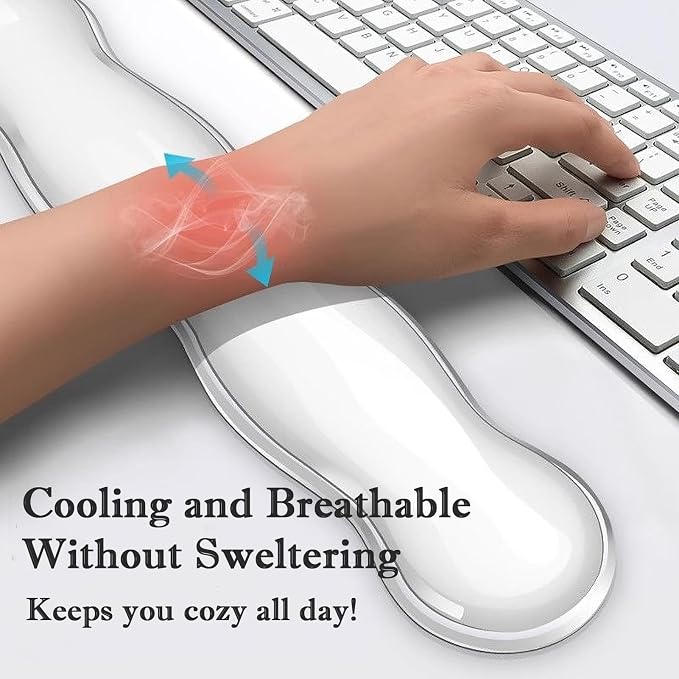 Update Mouse Wrist Rest 5.71" Silicone Wrist Support Pad for Pain Relief, Effortless Typing, Gaming, Computer, Laptop, Office – Anti-Slip Base, Easy to Clean