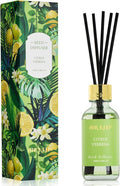 Reed Diffuser Set, 3.38 fl oz (100 ml) - Cirtus Verbena Oil Diffusers with 8 Reed Sticks, Home Fragrance Reed Diffuser for Bathroom Shelf Decor