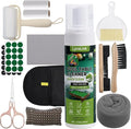Pool Table Cleaner Kit - Anti-Residue Foam Billiard Table Cleaning Spray with Large Brushes, Cleaning Cloth, Billiard Table Maintenance Accessory Set - Suitable for Billiard Players for Home & Club
