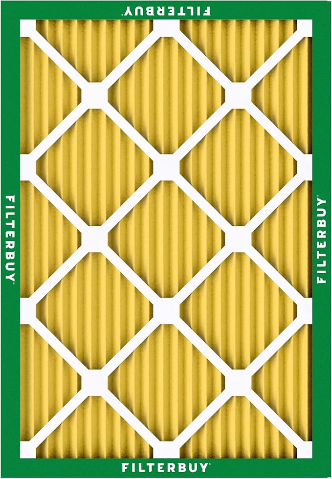 Filterbuy 20x23x1 Air Filter MERV 11 (MPR 1200) Allergen Defense Replacement (4-Pack), Electrostatic Pleated HVAC AC Furnace Filters, Made in USA (Actual Size: 19.50 x 22.50 x 0.75)