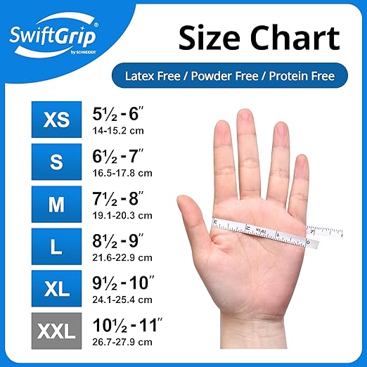 Disposable Nitrile Exam Gloves, Blue, Nitrile Gloves Disposable Latex Free, Medical Gloves, Cleaning Gloves, Food-Safe Rubber Gloves, Powder Free, Non-Sterile, 1000-ct Case (Large)