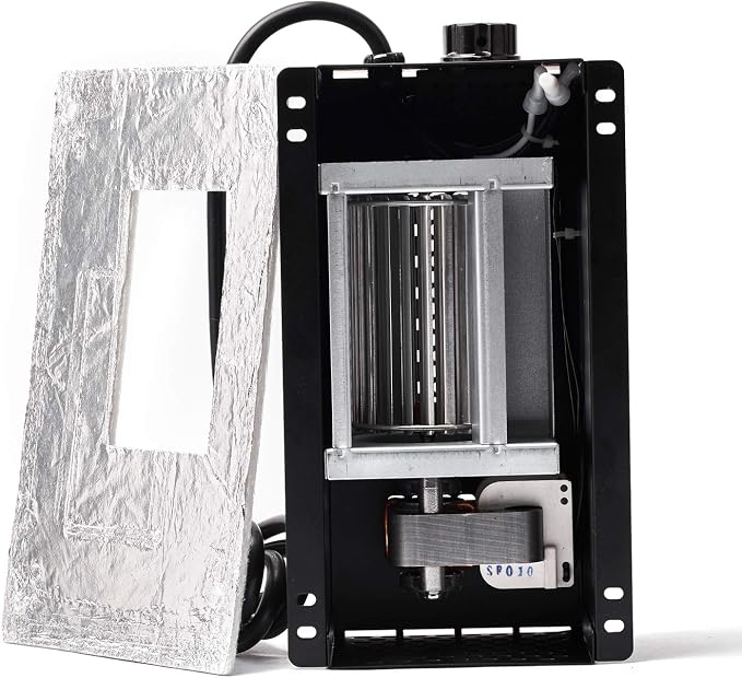 Criditpid S31105 Wood Stove Blower Fan for GHP Group, Monessen/Majestic (MHSC Brands), Majestic Dutchwest Windsor, CFM US Century Plate Steel Freestanding Wood Stove Fireplace, Speed Variable Blower.