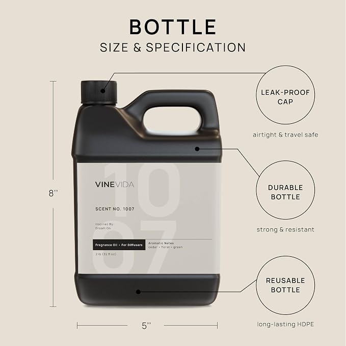VINEVIDA (32oz) Hotel Fragrance Collection Diffuser Oil - Hotel Scents Diffusers for Home - Cold Air Diffuser Oil - Hotel Scent Essential Oil - Scent No.1007 Inspired by Westin Hotels