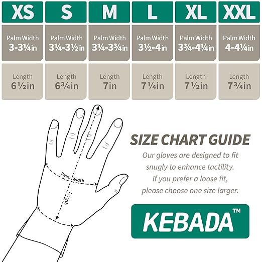 Kebada W1 Work Gloves for Men and Women, PU Coated Safety Gloves with Grip, Touchscreen, Ideal for Warehouse Package Handling, Construction, Gardening, Green X-Large