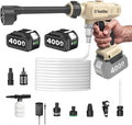TaskStar Cordless Pressure Washer with Brushless Motor, 2× 4000mAh Batteries, Handheld Portable Pressure Washer