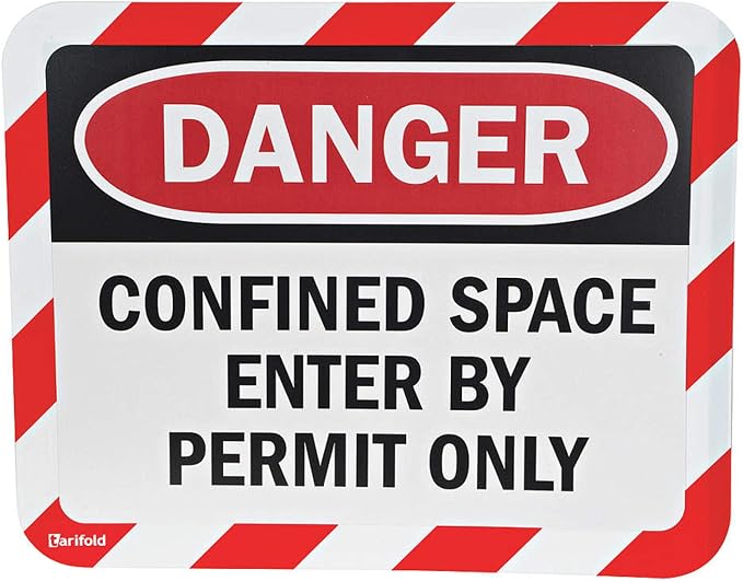 Sign Holder, Magnetic, Confined Space, PK2