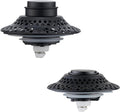 2 Pack Bathtub Drain Stopper with Removable Hair Catcher, 3-in-1 Pop-up Drain Plug Fits 1.38 to 1.8 Inch Holes, Upgrade Shower Drain Cover with Stainless Steel Filter
