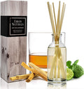 Reed Diffuser Set, Bowties & Bourbon - Bathroom Shelf Décor | Dark Oak, Bergamot & Bourbon, Made in the USA