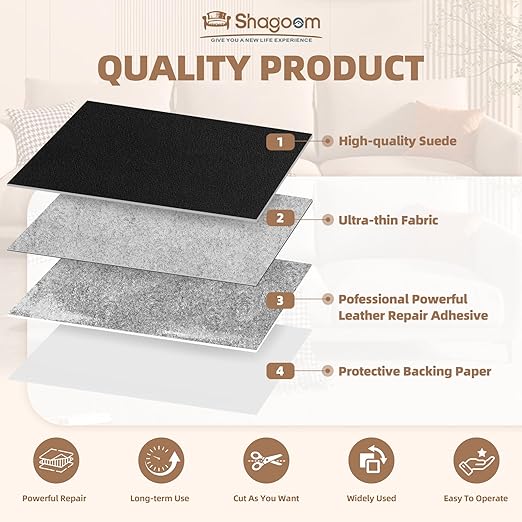 Suede Repair Patch, Large Fabric Repair Tape, Self-Adhesive Patches for Furniture, Couch, Sofa, Car Interior, Shoes, Hand Bag, Clothing (Dark Blue, 3.5X79 Inch)