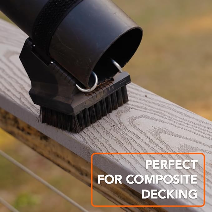 Blower Brush Universal Leaf Blower Attachment – Effortlessly Clear Debris with Durable Bristles, Fits Most Blower Models, Perfect Accessory for Lawn Care, Driveways, Patios, and Gutters