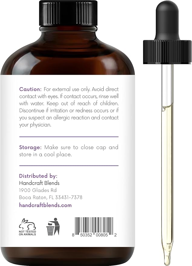 Handcraft Blends Lavender Essential Oil – Huge 4 Fl Oz – Essential Oil for Diffuser and Aromatherapy, Skin, Massage, Candle and Soap Making Fragrance