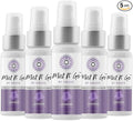 Mist N’ Go by Omaze Travel Bathroom Spray for Toilet Spray Odor Eliminator - Travel Toilet Spray for Bathroom Air Freshener Spray for Bathroom Deodorizer - Lavender Regular Size (2oz x5)