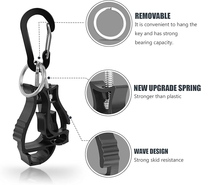 NANHONG 6 Pieces Glove Clips for Work Glove Holder Clip, Construction Worker for Glasses Helmets Gloves Holder Clip