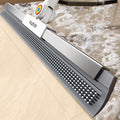 Floor Squeegee for Concrete Floor, Squeegee for Floor with 180° Rotating Head & 63" Long Handle, Garage Squeegee Broom for Epoxy Floor, Pet Hair, Water Removal, Bathroom Tile, Shower Glass, Carpet