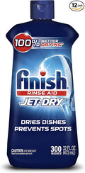 Finish Jet-dry, Rinse Agent, 32 Fl Oz(Pack of 12)