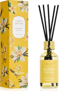 Reed Diffuser Set, 3.38 fl oz (100 ml) - Bourbom Vanilla Oil Diffusers with 8 Reed Sticks, Home Fragrance Reed Diffuser for Bathroom Shelf Decor