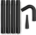 Sealegend 2-1/2 in. Gutter Cleaning Attachment Kit for Wet Dry Vac, 5.6 FT | Upgraded Locking Connection, Shop Vacuum Accessory for Cleaning or Blowing Gutter Debris from Ground Level