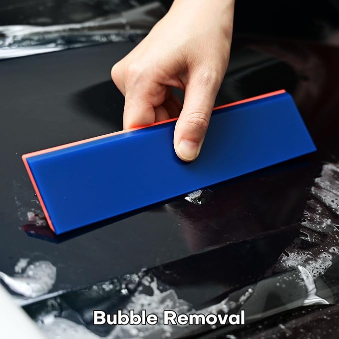 NEWISHTOOL 2 Pack Rubber Squeegee (8-Inch Replacement Blade, No Handle) | Tint Squeegee for Water Removal, Glass Cleaning, PPF Installing and Window Film Application