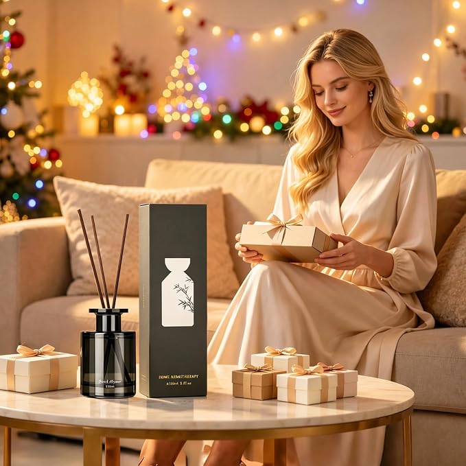 Reed Diffusers for Home 5.1 fl oz (150 ml) Diffuser for Bathroom Freesia | Reed Diffuser Sets Bathroom Decor Diffusers Non-Toxic Essential Oil Long Lasting Home Fragrance with Reed Diffuser Sticks