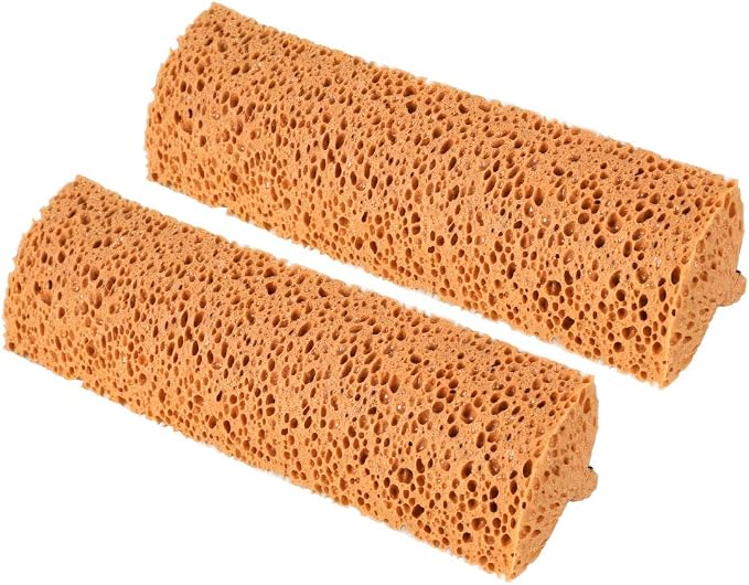 Yocada Sponge Mop Replacement Refill Head, 2 PCS | Home Commercial Use Tile Floor Bathroom Garage Cleaning Easily Dry Wringing