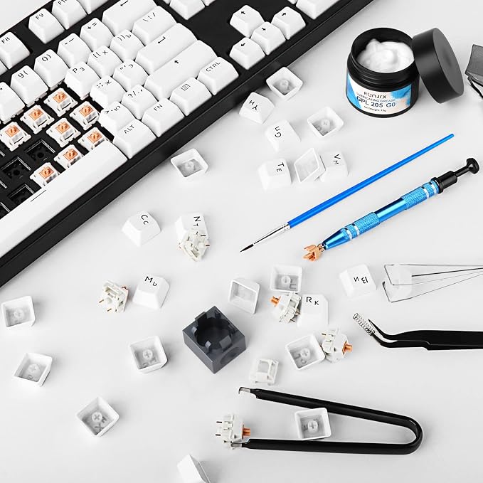 RUNJRX Keyboard Switch Lube Kit GPL 205G0 0.53oz/15g, Switch Opener for Cherry MX TTC Holy Pandas Switch,Switch Lube Tools for Gaming Keyboard