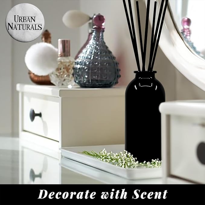 Reed Diffuser Set, Crisp White Linen - Bathroom Shelf Décor