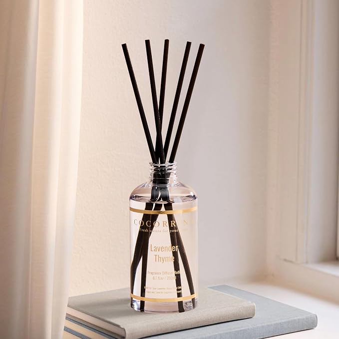 Refill- Lavender Thyme 6.7 Fl.oz Reed Diffuser Refill with 8 Sticks