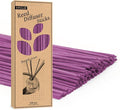 VFULIE 100PCS Reed Diffuser Sticks, Refill Replacement for Aroma Fragranc (100, Violet)