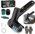 Electric Grill Cleaner Brush for Outdoor Grill with SS Rotary Head, 3 Speed | Portable BBQ Grill Cleaning Brush, 500RPM Motor| 120Mins Runtime|No Bristle Shedding|Replaceable Brush Set, Gifts for Men/Dad