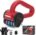 Electric Grill Brush, Rechargeable BBQ Grill Brush with High-Torque Motor, LED Light, Dishwasher-Safe Stainless Steel Rotary Brush Head,150 Mins Runtime Grill Brush for Outdoor Grill