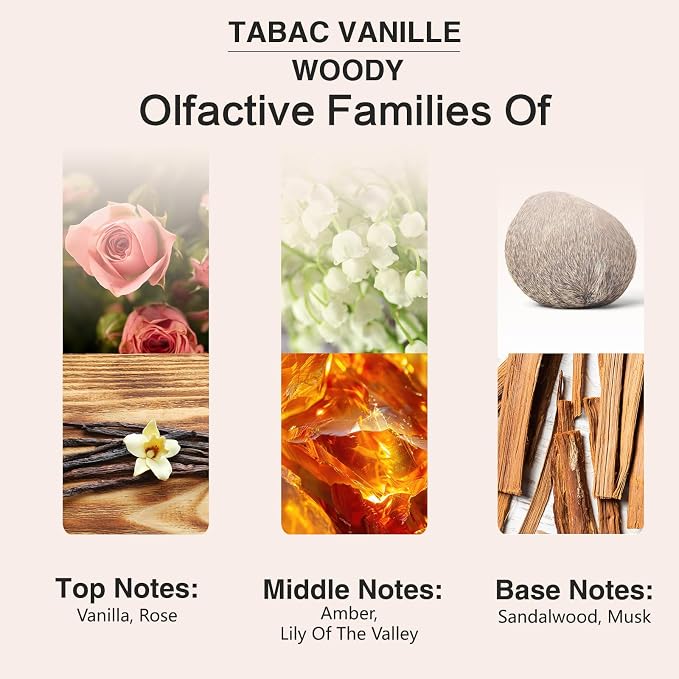 PHATOIL Tabac Vanille Fragrance Oil for Diffuser Aromatherapy 3.38FL.OZ | Long Lasting Scented Oils For Humidifier, Air Freshener, DIY Soap Candle, Scent Project Making, Aroma Oil for Home Freshening