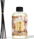 Reed Diffuser Refill Clean Linen 17oz (500ml) with 8 Rattan Sticks - Premium Long-Lasting Scented Oil, Home Fragrance for Bedroom, Bathroom Home Decor