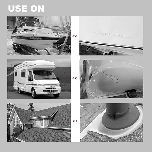 White RV Roof Sealant Tape, 2" x 50' Waterproof Repair Seal Tape – Extra Thick, UV-Resistant, Weatherproof Patch for Permanent Leak Sealing on RVs, Trailers, and Mobile Homes