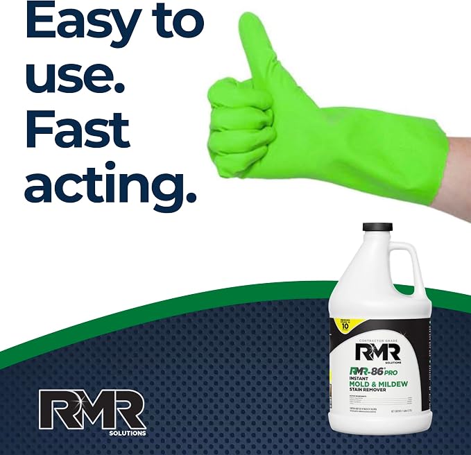RMR-86 Pro Instant Mold Stain Remover and RMR-141 RTU Disinfectant Cleaner DIY Mold Remover Bundle