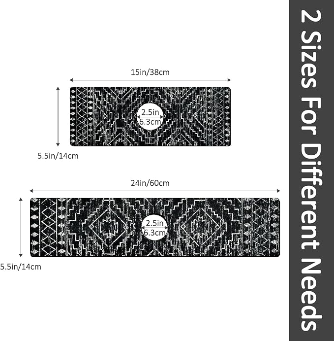 15" X 5.5" Kitchen Sink Splash Guard Faucet Mat Aztec Super Absorbent Fast Drying Faucet Guard & Draining Mat Sink Splash Guard Behind Faucet for Kitchen, Bathroom