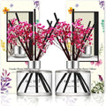 COCODOR Preserved Real Flower Reed Diffuser/Rose Perfume / 6.7oz(200ml) / 2 Pack/Reed Diffuser Set, Oil Diffuser & Reed Diffuser Sticks, Home Decor & Office Decor, Fragrance and Gifts