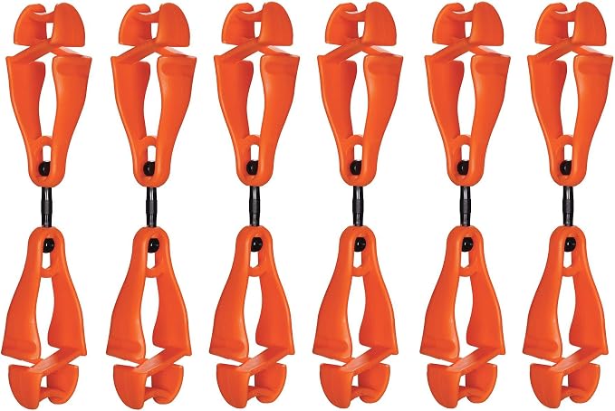 Ergodyne Squids 3420 Swiveling Glove Clip Holder with Dual Clips