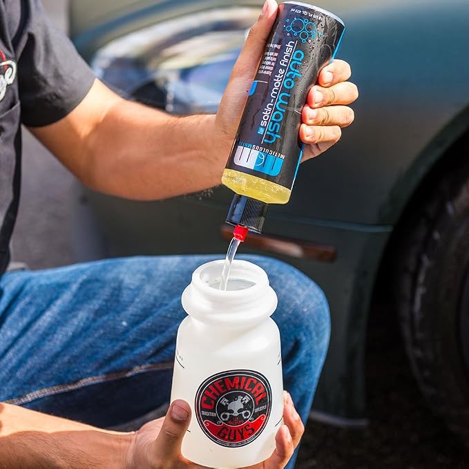 Chemical Guys, Meticulous Matte Foaming Car Wash Soap, Bubble Gum, 16 oz | High-foam soap cleans satin and matte finishes without adding gloss, gentle in cannons, guns or buckets, bubble gum