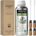 HIQILI Tea Tree Oil Large Capacity for DIY Candles, Soaps and Nail Care | Ideal for Home Stockpile, Foot Spa, Nail Salon, Beauty Salon, Hotel, DIY Studio - 1000ml/32 fl oz