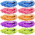Tamicy Mop Slippers Shoes 5 Pairs (10 Pieces) - Microfiber Cleaning House Mop Slippers Floor Cleaning Tools Shoe Cover Soft Washable Reusable Microfiber Foot Socks Floor Cleaning Tools Shoe Cover | Microfiber, Washable, Reusable, Floor Cleaning Tools, ...