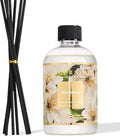 Reed Diffuser Refill Gardenia 10.14oz (300ml) with 8 Sticks - Premium Long-Lasting Floral Essential Oil, Home Fragrance for Bedroom, Bathroom Home Decor