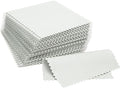 CATIFLIN 100pcs Jewelry Cleaning Cloth, Silver Polishing Cloth Individually Wrapped, Small Jewelry Polishing Cloth for Sterling Silver, Gold, Platinum and More (Light Gray, 3.15" x 3.15")