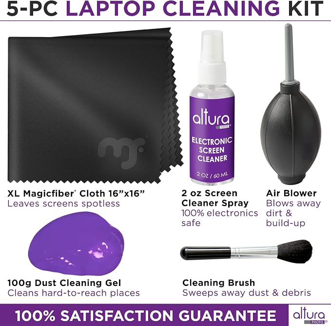 Altura Photo Keyboard Cleaner & Laptop Cleaning Kit for Computer, MacBook | Great Electronics Accessories for Screens, Camera, Phones, PC
