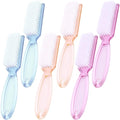 6 PCS Handle Grip Nail Brush,Hand Fingernail Cleaner Brush Manicure Tools Scrub Cleaning Brushes for Toes and Nails Cleaner (Multicolor)