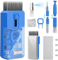 Keyboard Cleaner & Laptop Cleaning Kit, All-in-1 for Computer PC, SkyBlue | Electronics Deep Cleaning Reusable Brush Tool, Screen-Safe Spray, for iPhone iPad Macbook Airpod Camera, Gaming Accessories