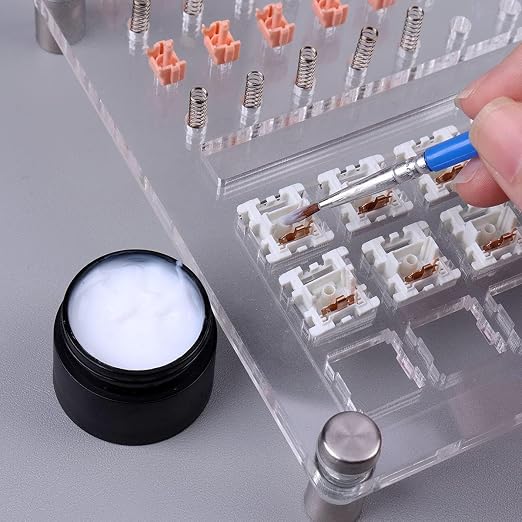 Mechanical Keyboard Lube Kit GPL 205g0 Switch Lube with 2 in 1 Switch Opener Switch Puller Keycaps Puller Switch Clamp for Cherry Mx Switch