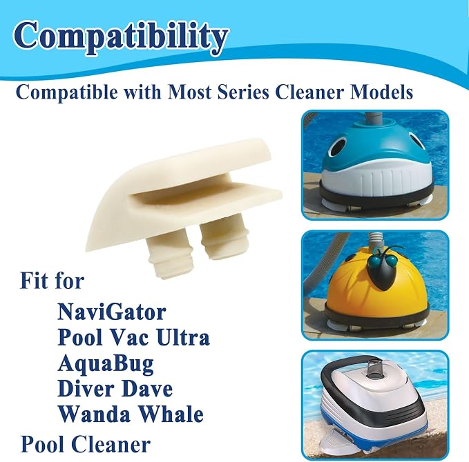 8Pcs AXV014SP Pool Cleaner Bottom Slotted Shoe Kits, Anti-Slip and Increase Efficiency
