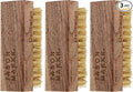 Jason Markk Delicates Shoe Cleaning Brush, Soft Brisltes & Walnut Wood, Sneaker Care, Extra Gentle, Ideal for Footwear, Safe for Leather, Suede, Nubuck, Cotton, Knits (Pack of 3)